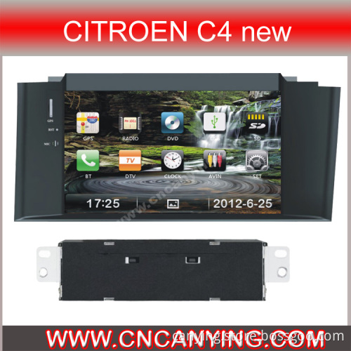 Special Car DVD Player for Citroen C4 New with GPS, Bluetooth. (CY-6507)